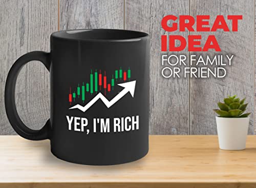 Stock Trader Coffee Mug - Yep I'm Rich
