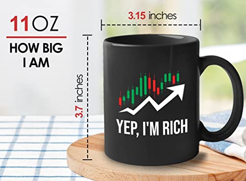 Stock Trader Coffee Mug - Yep I'm Rich