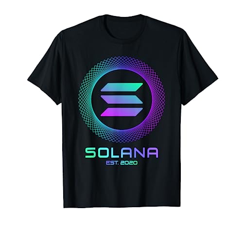 Solana Crypto Logo Blockchain T-Shirt