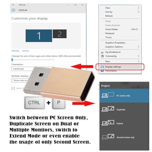cablecc DP Virtual Display Adapter Dummy Plug Emulator