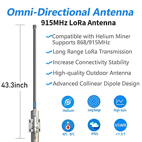 Bobcat Nebra RAK Helium Miner with 915Mhz LoRa Antenna