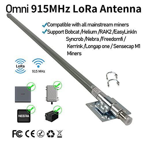 Bobcat Nebra RAK Helium Miner with 915Mhz LoRa Antenna