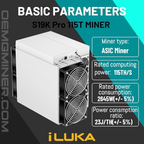 Bitmain Antminer S19k Pro 115Th/s Bitcoin Miner