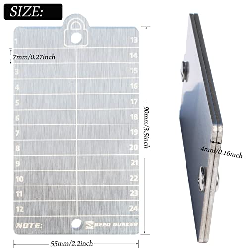 Steel Seed Wallet for Bitcoin and Cryptocurrency Storage