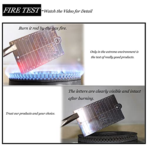 Steel Seed Wallet for Bitcoin and Cryptocurrency Storage