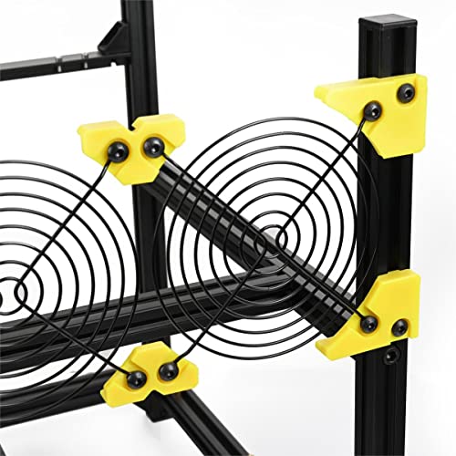 Aluminum 6-GPU Mining Rig Case with Fan Mount