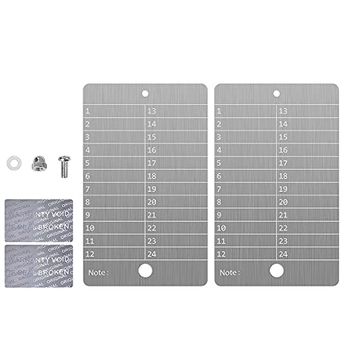 Stainless Steel Bitcoin Wallet for Cryptocurrency, Seed Storage