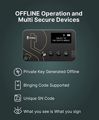 imKey Pro: Secure Offine Cryptocurrency Hardware Wallet