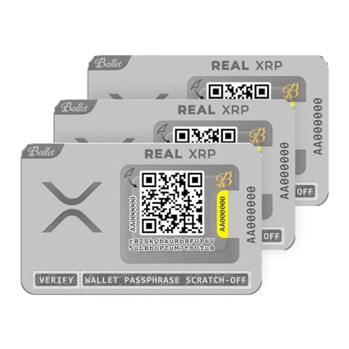 Ballet Real XRP Crypto Cold Storage Card