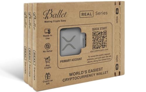 Ballet Real XRP Crypto Cold Storage Card