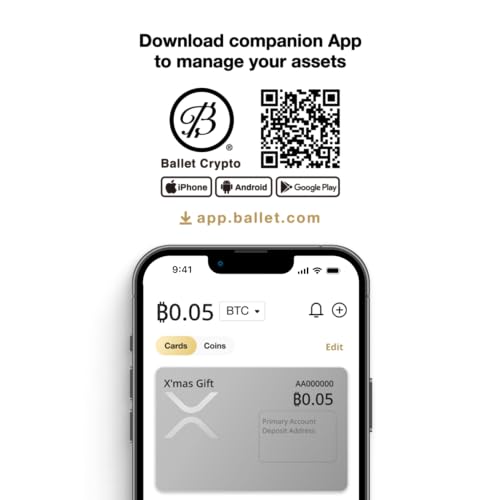 Ballet Real XRP Crypto Cold Storage Card