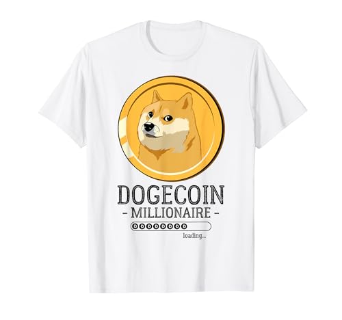 Dogecoin Millionaire HODL Crypto T-Shirt Funny Doge Coin