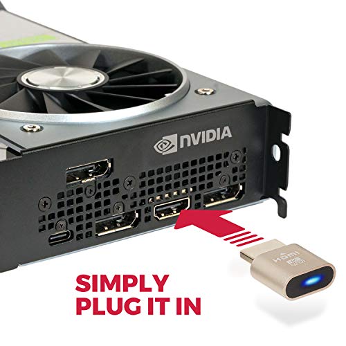 4K HDMI Dummy Plug - Virtual Monitor Display Emulator