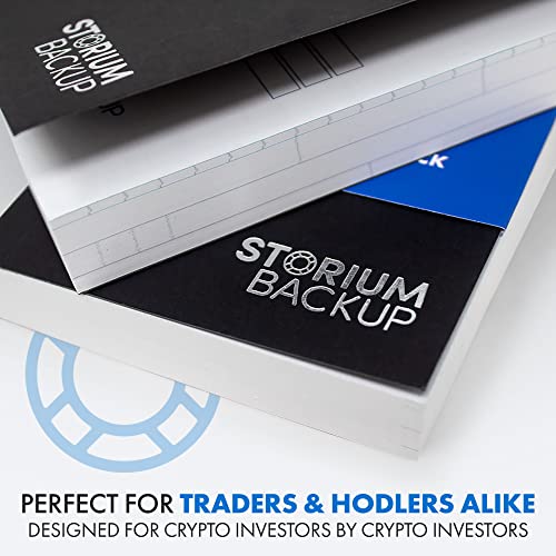 Cryptocurrency Recovery Phrase Notebook - Waterproof, Stone Paper - 2-Pack