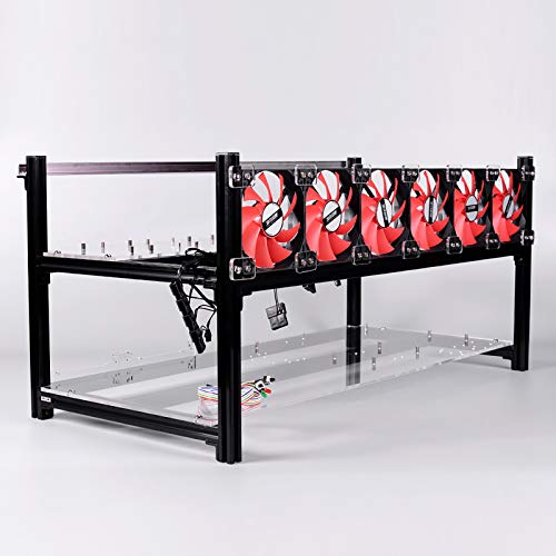 Mining Rig Frame for 8 GPUs, Crypto Mining