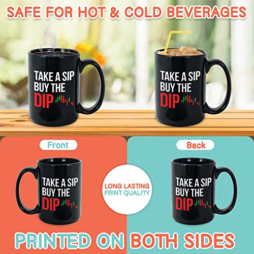 Stock Trader 15 oz Coffee Mug, Funny Investment Gift