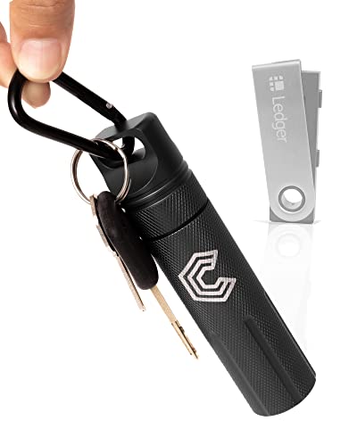 Ledger Nano Case - CryptoPod, Fire/Water Resistant, Aluminum