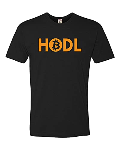 Black Adult HODL Bitcoin Crypto Deluxe T-Shirt - LRG