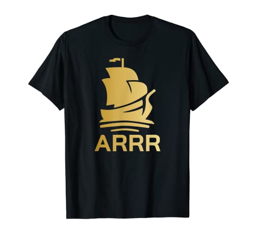 Pirate Ship & ARRR Chain Altcoin T-Shirt