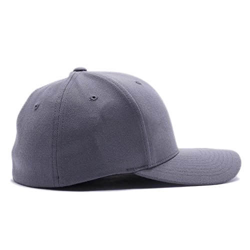 Bitcoin Logo Embroidered Flexfit Cap in Grey S/M