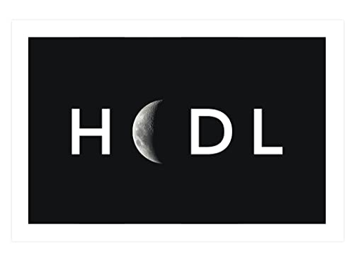 Cryptocurrency Poster, Crypto Wall Art, Digital Decor - 24x36