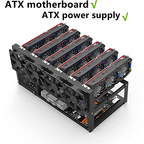 Steel 8GPU Mining Rig Frame for Crypto Currency Mining