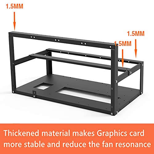 Steel 8GPU Mining Rig Frame for Crypto Currency Mining