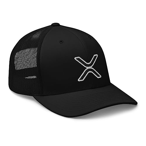 RIVEMUG XRP Logo Trucker Hat Adjustable Crypto Cap