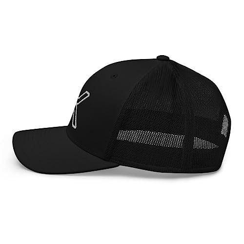 RIVEMUG XRP Logo Trucker Hat Adjustable Crypto Cap