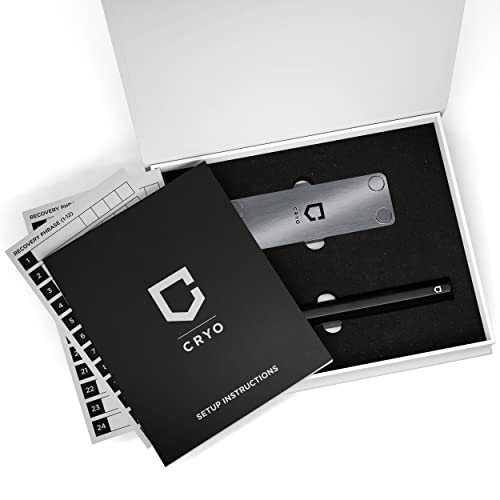 Crypto Seed Storage Wallet: Stainless Steel, up to 24 Words