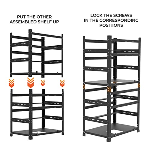 AAAwave Sluice V.2 12 GPU Mining Rig Frame