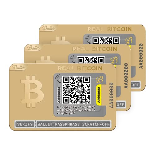 Ballet 3-Pack Crypto Cold Storage Card - NFT Support