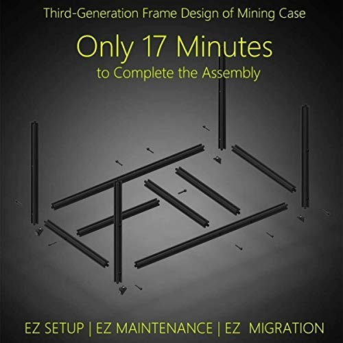 6 GPU Steel Open Air Miner Mining Frame