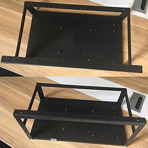 Mining Rig Frame for 6 GPU, Black, Small