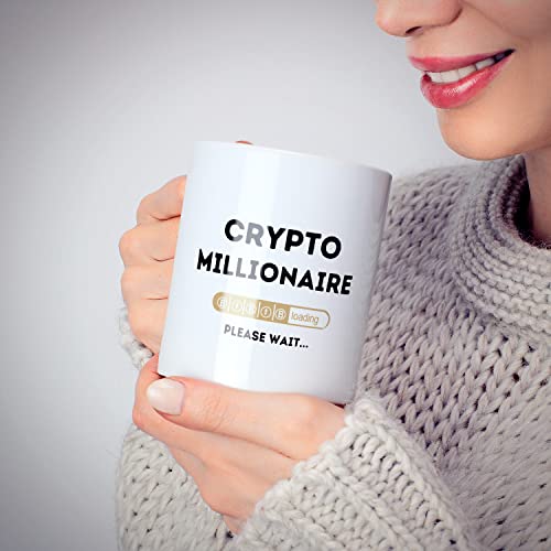 Crypto Millionaire Loading Funny Coffee Mug Gift