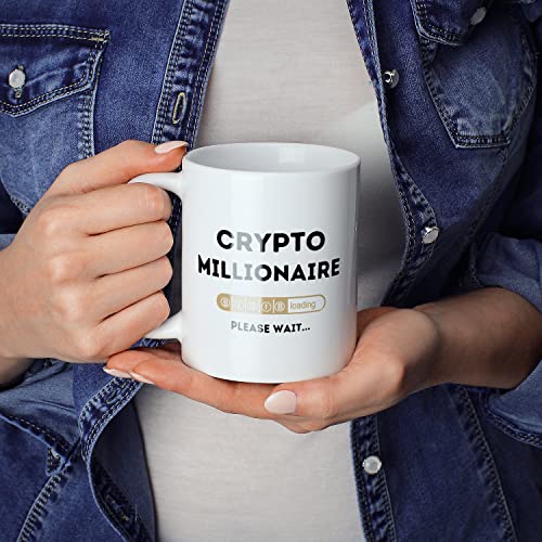 Crypto Millionaire Loading Funny Coffee Mug Gift