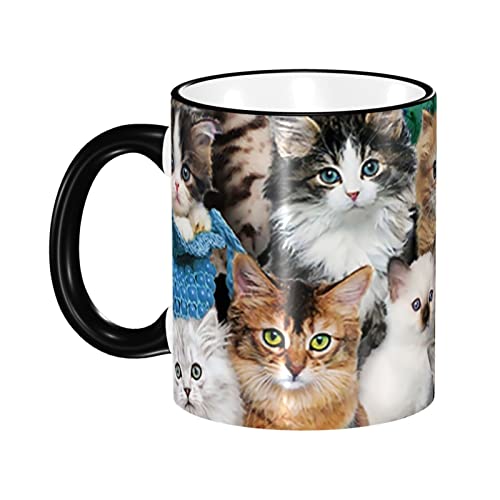 Cat Cute Ceramic Coffee Mug Cup Christmas Halloween