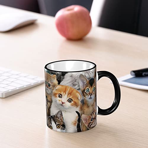 Cat Cute Ceramic Coffee Mug Cup Christmas Halloween