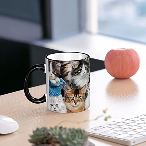 Cat Cute Ceramic Coffee Mug Cup Christmas Halloween