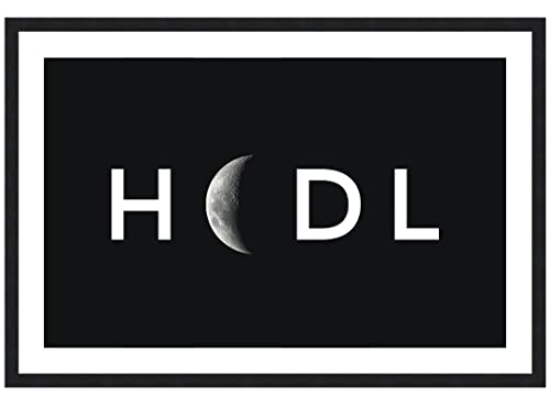 Cryptocurrency Poster, Digital Currency Wall Art Print 12x16