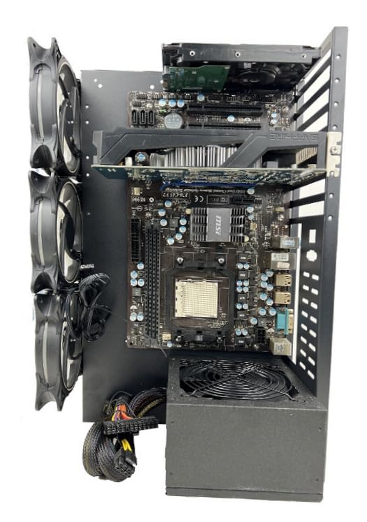 PC Industrial ATX Open Chassis Case for Crypto Mining