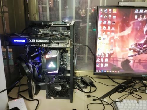 PC Industrial ATX Open Chassis Case for Crypto Mining