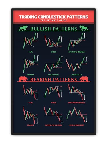 16x24" Candlestick Pattern Trading Poster for Stock Market
