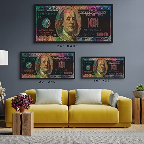 Dollar Bill Wall Art Canvas Money Pop Art