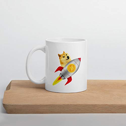 DogeCoin Blockchain Humor Mug: Novelty Ceramic Cup