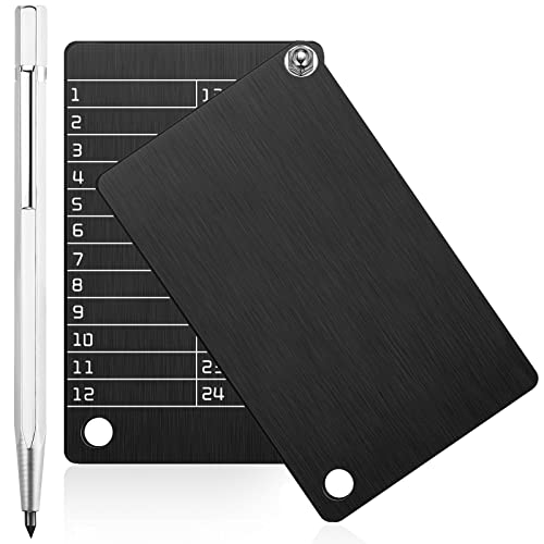 Steel Crypto Wallets, Metal Plate Pen for Bitcoin