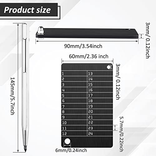 Steel Crypto Wallets, Metal Plate Pen for Bitcoin