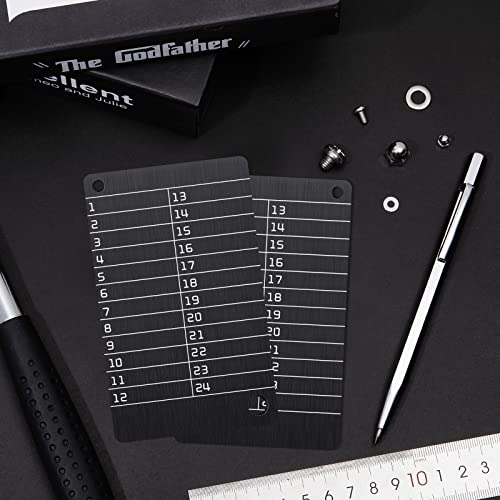 Steel Crypto Wallets, Metal Plate Pen for Bitcoin