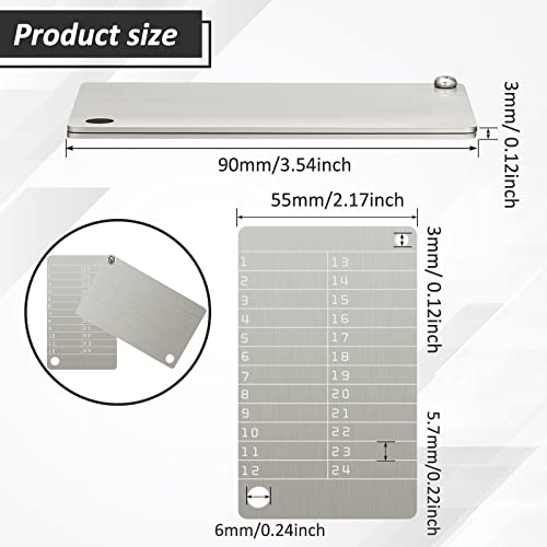 Cryptocurrency Seed Storage Wallet for Bitcoin Hardware (Stainless)
