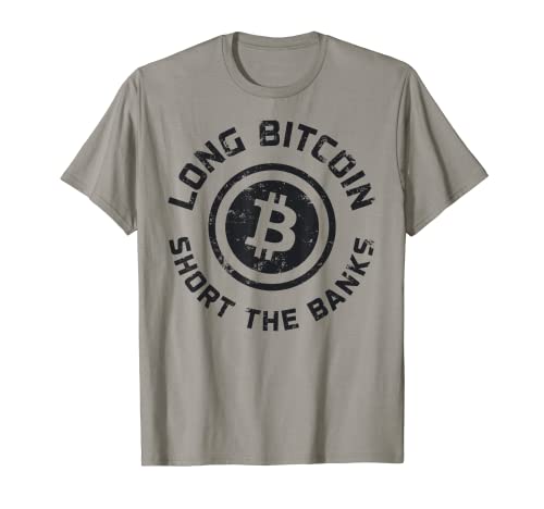 Bitcoin vs Banks Crypto Currency Blockchain T-Shirt